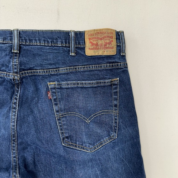 Levi's 569 Jeans Loose Straight Blue Denim Jeans Mens 40x32 - Picture 6 of 8